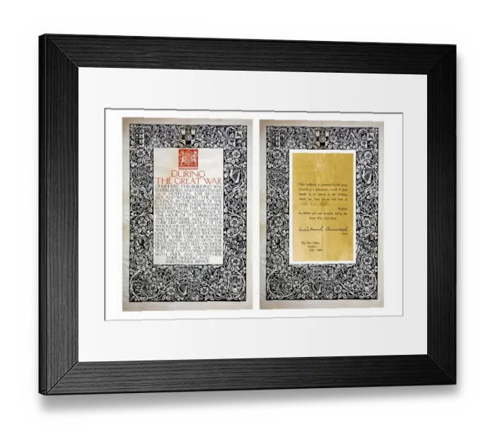 Framed Print : During the Great War of 1914 -1919 this Building was Established and Maintained As Framed Print : During the Great War of 1914 -1919 this Building was Established and Maintained As