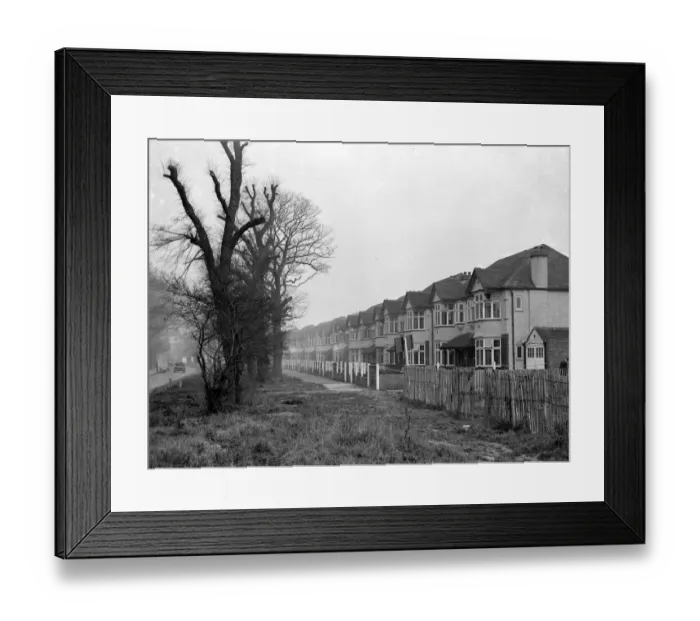 Framed Print : Raynes Park Coomb Lane Framed Print : Raynes Park Coomb Lane