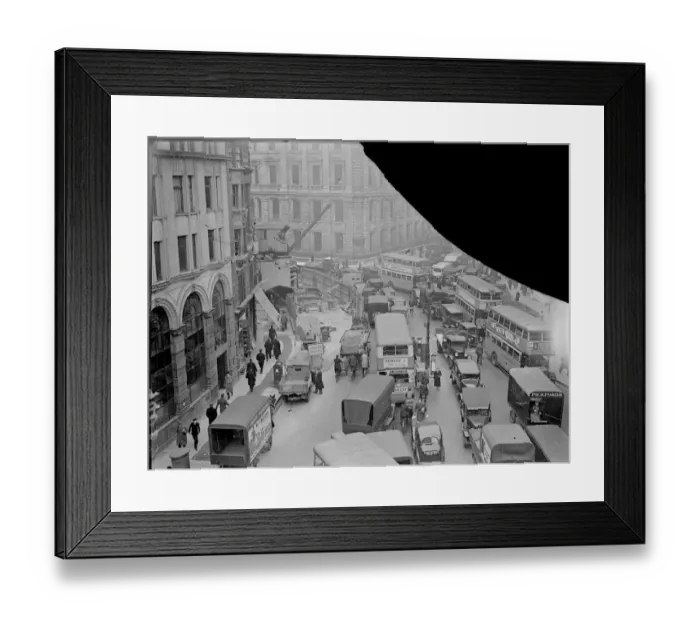 Framed Print : New city station will relieve traffic underground, but there is hold ups above. After Framed Print : New city station will relieve traffic underground, but there is hold ups above. After