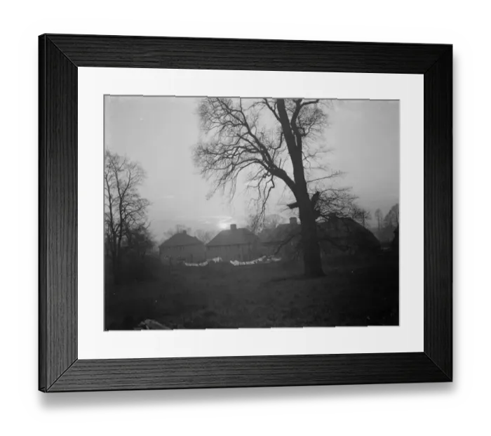 Framed Print : The sunset caught over the Eltham Suburban landscape. 1937 Framed Print : The sunset caught over the Eltham Suburban landscape. 1937