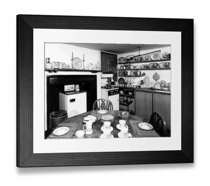 Framed Print : Basement kitchen of London house furnished to look as little like a kitchen as possible 22 Framed Print : Basement kitchen of London house furnished to look as little like a kitchen as possible 22