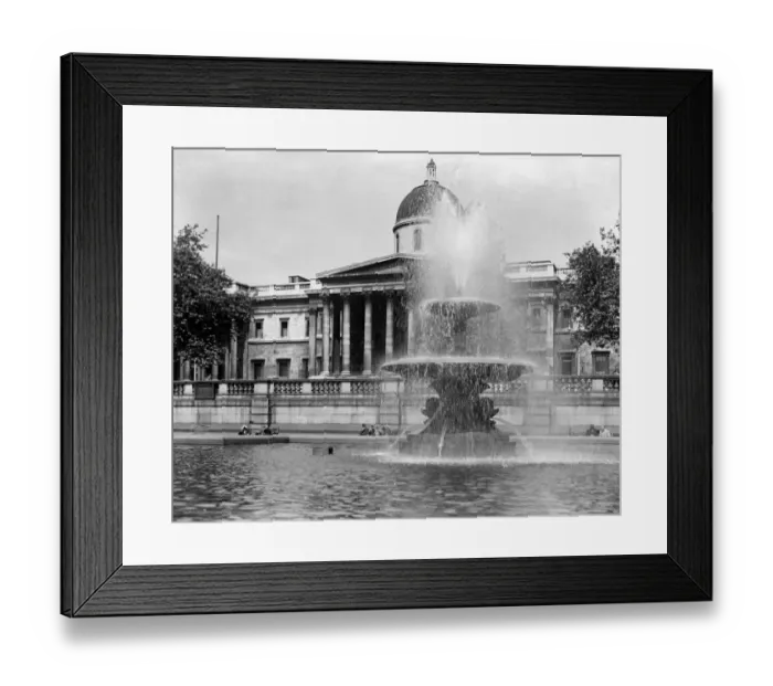 Framed Print : National Gallery building in Trafalgar Square, London, UK, England Framed Print : National Gallery building in Trafalgar Square, London, UK, England