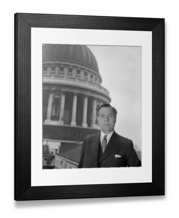 Framed Print : London : Mr C. A. Linge, Clerk of Works at St Pauls Cathedral, London. 16 Framed Print : London : Mr C. A. Linge, Clerk of Works at St Pauls Cathedral, London. 16