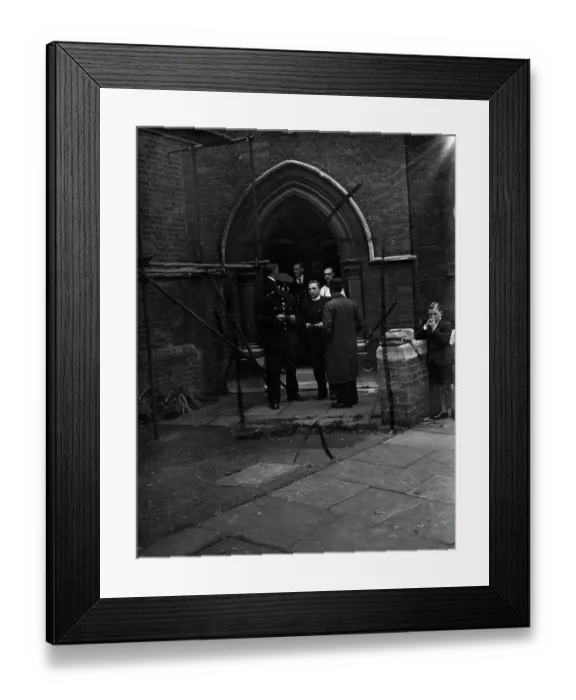 Framed Print : A demonstration stage this morning at the church of St Cuthbert, Philbrach Gardens Framed Print : A demonstration stage this morning at the church of St Cuthbert, Philbrach Gardens