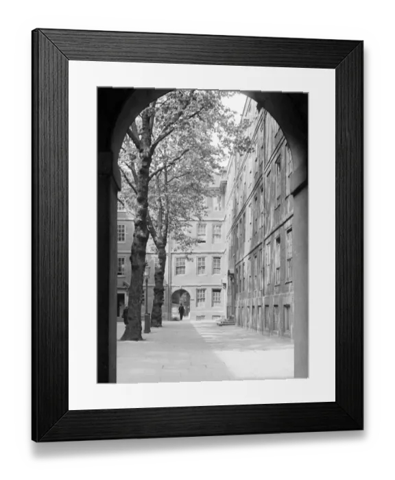 Framed Print : Gentleman in Middle Temple, Inns Of Court, London, UK, England. 1930s Framed Print : Gentleman in Middle Temple, Inns Of Court, London, UK, England. 1930s
