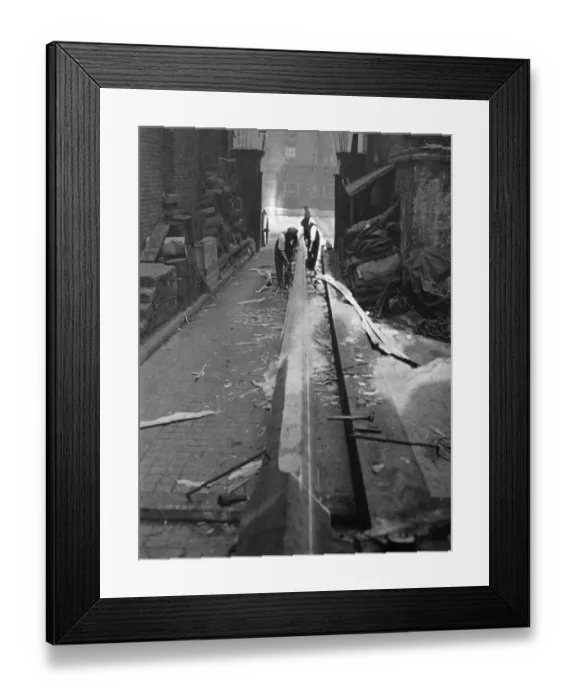 Framed Print : Mast Master !. Hews 65 feet wooden masts from rough timber at London yards. Mr Alf Webb Framed Print : Mast Master !. Hews 65 feet wooden masts from rough timber at London yards. Mr Alf Webb