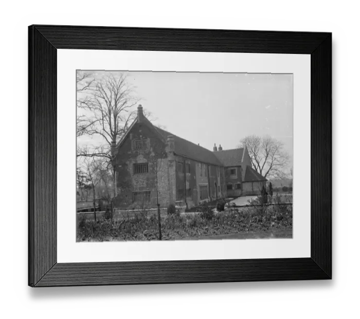 Framed Print : The Tudor Barn in Well Hall, Eltham. 1936 Framed Print : The Tudor Barn in Well Hall, Eltham. 1936