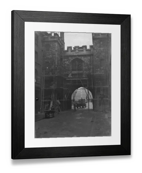 Framed Print : King Leopold visiting headquarters of St Johns at Clerkenwell. London landmark renovated Framed Print : King Leopold visiting headquarters of St Johns at Clerkenwell. London landmark renovated