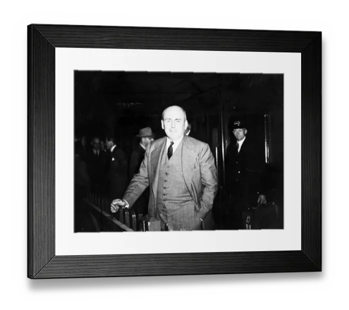 Framed Print : Us Secretary of Treasury. Here for world bank talks. Mr John W Snyder, US Secretary Framed Print : Us Secretary of Treasury. Here for world bank talks. Mr John W Snyder, US Secretary