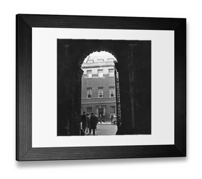 Framed Print : Cabinet leaving number 10 Downing Street, London. 31 March 1946 Framed Print : Cabinet leaving number 10 Downing Street, London. 31 March 1946