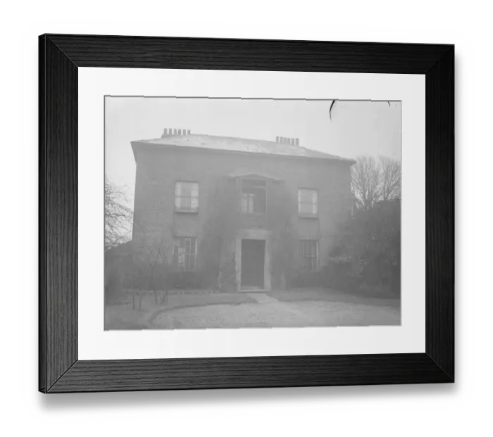 Framed Print : London vicar wishes to sell his house, believed to be haunted by monks ghost Framed Print : London vicar wishes to sell his house, believed to be haunted by monks ghost