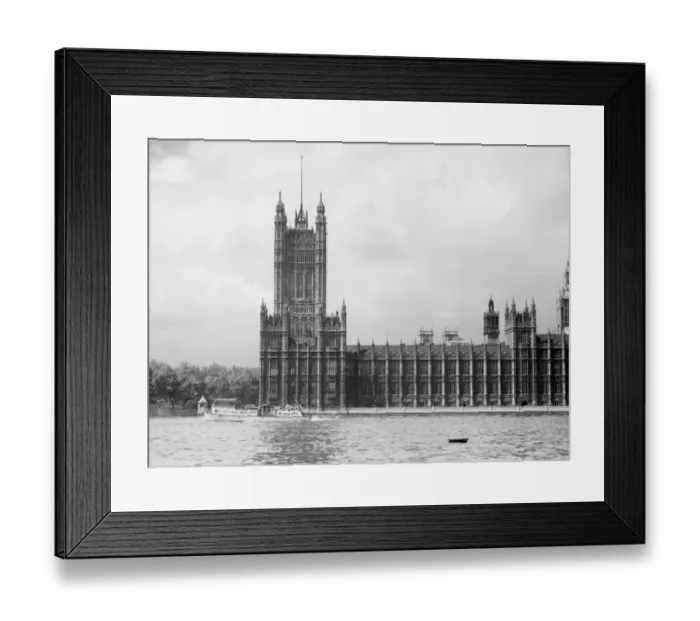 Framed Print : General views from the Thames to Big Ben, Palace of Westminster, London, England, UK Framed Print : General views from the Thames to Big Ben, Palace of Westminster, London, England, UK