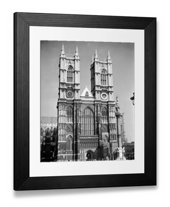 Framed Print : Westminster Abbey, Westminster, London, England, UK. 1950s Framed Print : Westminster Abbey, Westminster, London, England, UK. 1950s