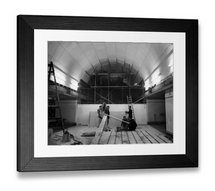 Framed Print : Londons ever - improving transport system carries its works programme a step further Framed Print : Londons ever - improving transport system carries its works programme a step further