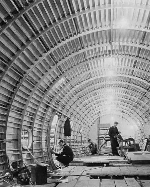 Reassembling an underground tunnel, this latest picture of the Bristol aircraft companies