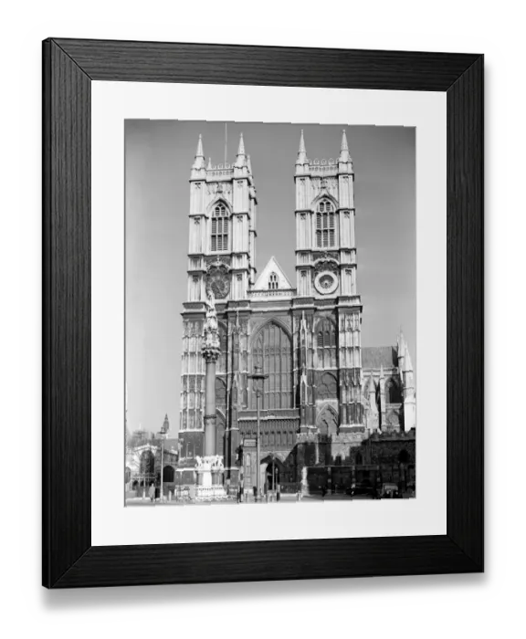 Framed Print : Westminster Abbey, Westminster, London, England, UK. 1950s Framed Print : Westminster Abbey, Westminster, London, England, UK. 1950s