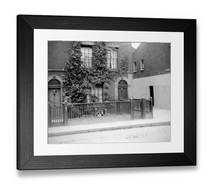 Framed Print : Glass Plate Mono Negative Framed Print : Glass Plate Mono Negative