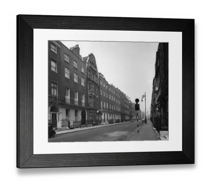 Framed Print : Harley Street, Westminster, London - looking north. Harley Street is noted for Framed Print : Harley Street, Westminster, London - looking north. Harley Street is noted for