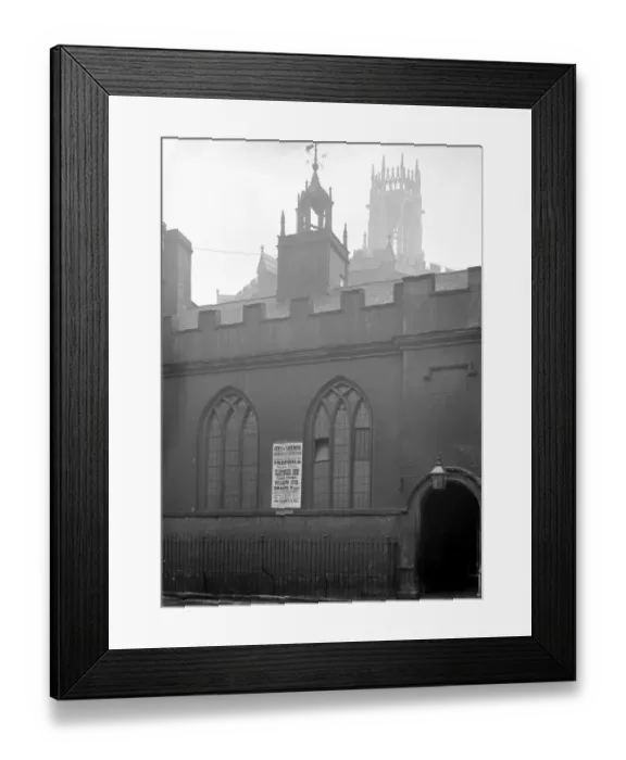 Framed Print : Cliffords Inn, Fleet Street, London, England, with the for sale notice on the wall