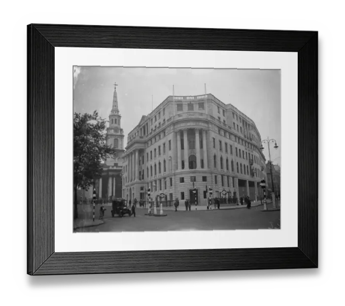Framed Print : The new South Africa House building to be opened by the King today. The new South Framed Print : The new South Africa House building to be opened by the King today. The new South