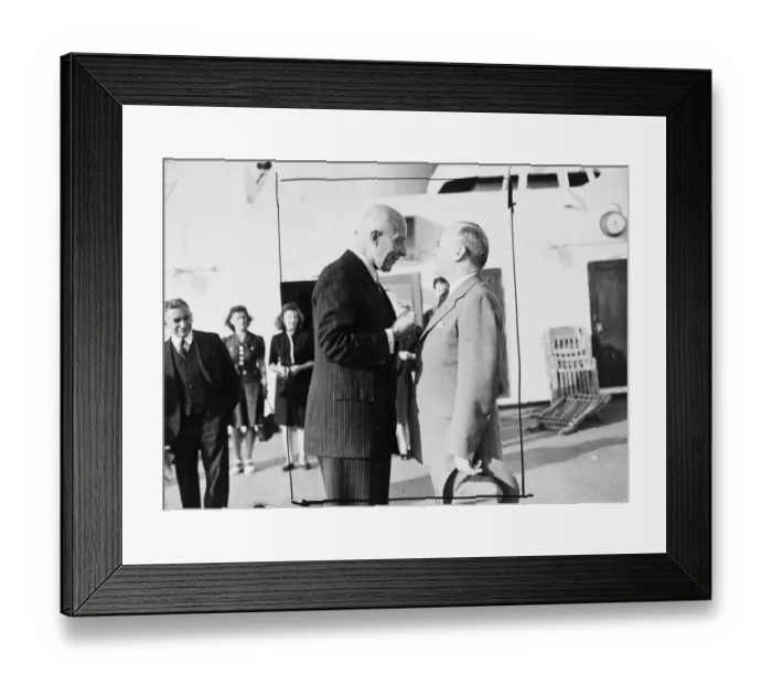 Framed Print : Us Secretary of Treasury. Here for world bank talks. Mr John W Snyder, US Secretary Framed Print : Us Secretary of Treasury. Here for world bank talks. Mr John W Snyder, US Secretary