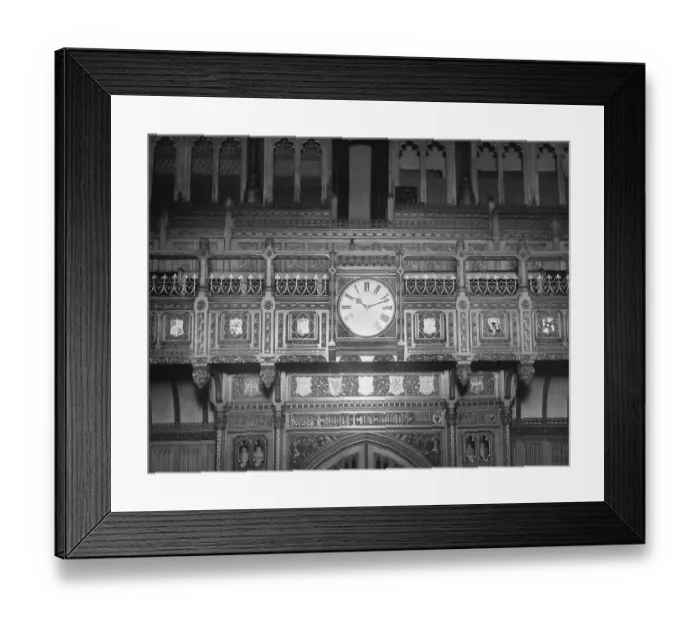 Framed Print : The Commons Roll of Honour, Memorial Chamber The memory of the nineteen members