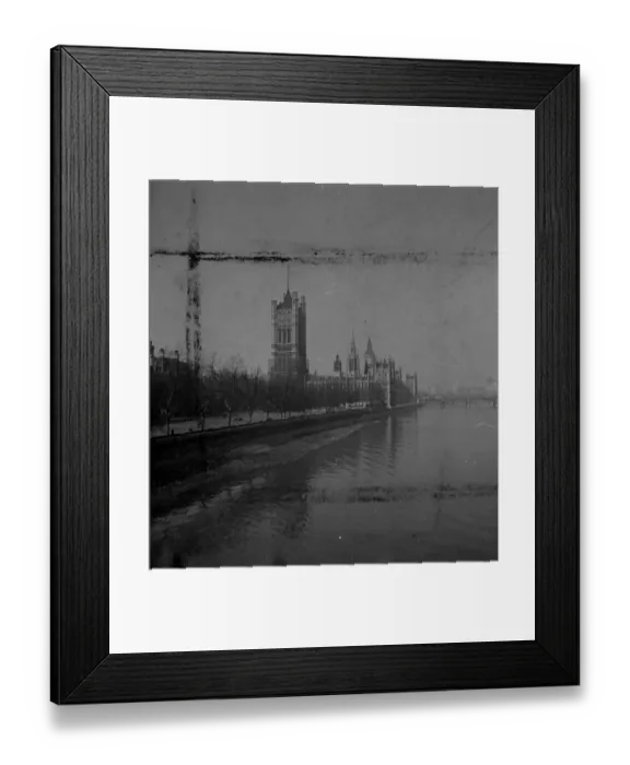 Framed Print : Houses of Parliment, London. 31 March 1946