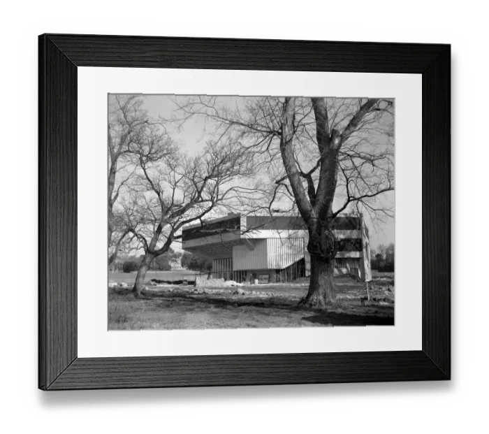 Framed Print : Chichester Festival Theatre under construction in Sussex 15 February 1962