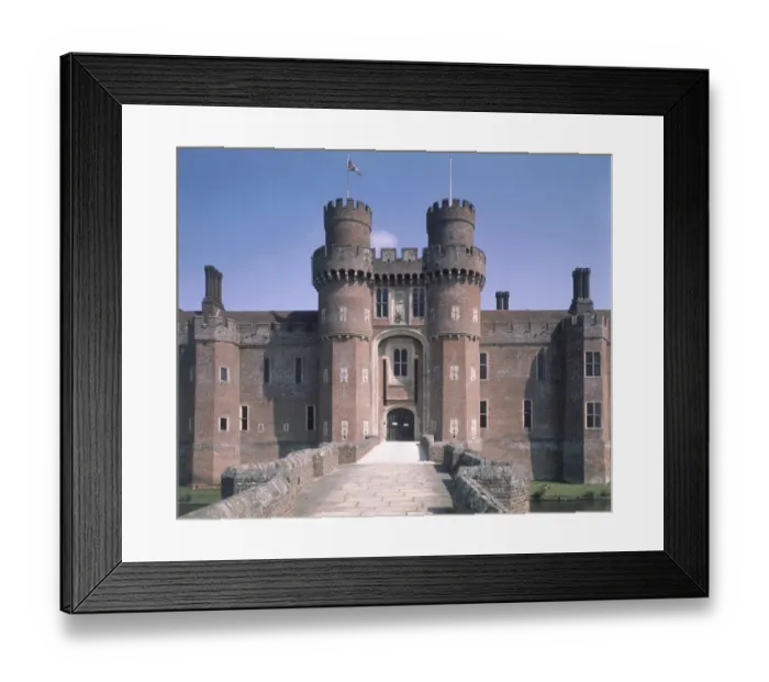 Framed Print : 6032. tif Herstmonceux Castle entrance - East Sussex - view of the exterior - one Framed Print : 6032. tif Herstmonceux Castle entrance - East Sussex - view of the exterior - one