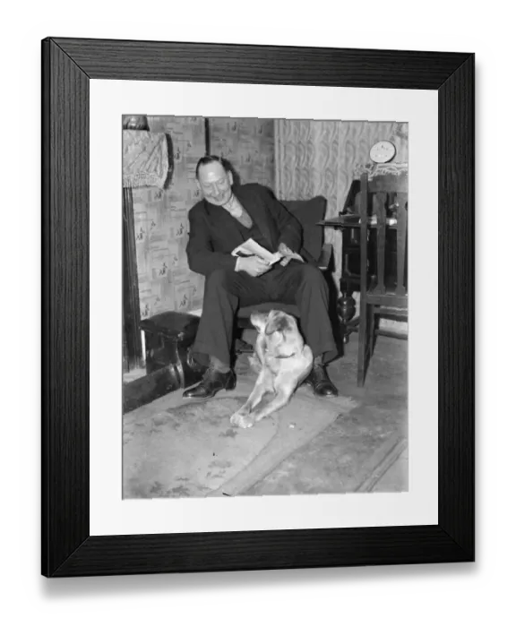 Framed Print : Miracle of Brighton faith healing at St Stephen church, Mr Frederick Jary a 46 year Framed Print : Miracle of Brighton faith healing at St Stephen church, Mr Frederick Jary a 46 year