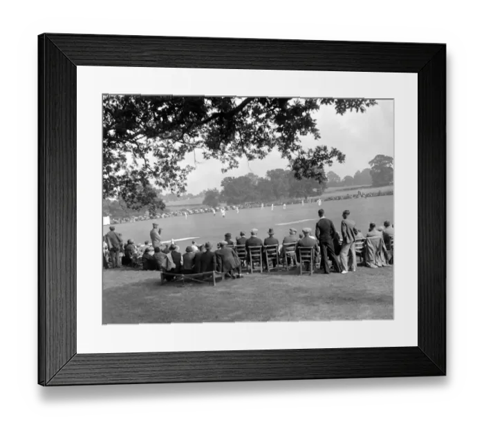 Framed Print : General view of the charity cricket match between Mr P G H Fenders XI Framed Print : General view of the charity cricket match between Mr P G H Fenders XI