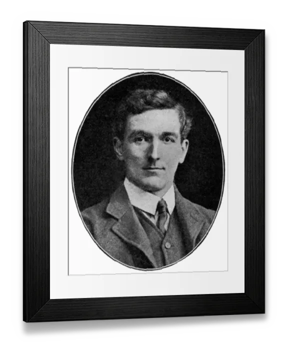 Framed Print : Mr C. B. Fry - County Cricket player for Sussex Charles Burgess Fry preferred to