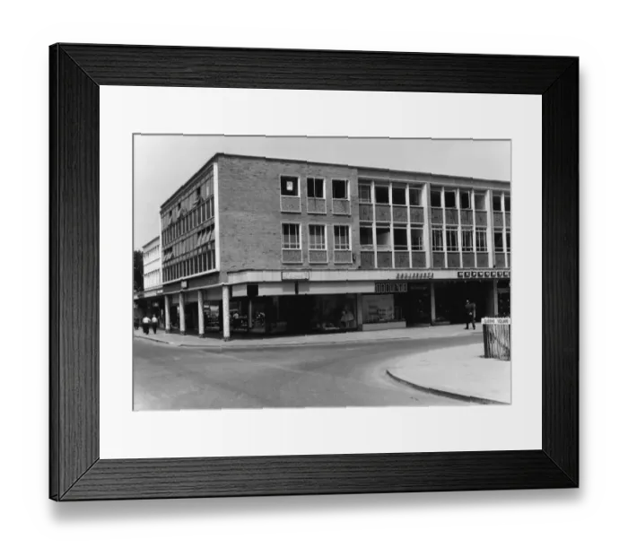 Framed Print : New Town Crawley Sussex