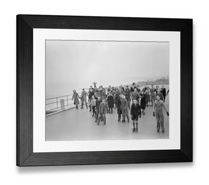 Framed Print : Rolling around at Hastings. Young roller skaters enjoying themselves in the crisp air at Hastings Framed Print : Rolling around at Hastings. Young roller skaters enjoying themselves in the crisp air at Hastings