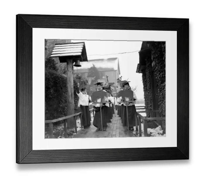 Framed Print : Noahs Ark Sunday at the Heritage Craft Schools, Chailey, Sussex 30 January 1937 Framed Print : Noahs Ark Sunday at the Heritage Craft Schools, Chailey, Sussex 30 January 1937