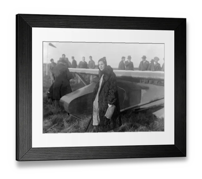 Framed Print : Ditchling Beacon, South Downs East Sussex, England Inter Club Gliding meeting