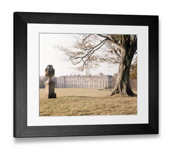 Framed Print : Petworth House in West Sussex - a view of the west front rebuilt in 1688-93 ?TopFoto
