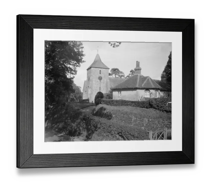 Framed Print : The church in the pretty village of Balcombe in Sussex. 8 October 1931 Framed Print : The church in the pretty village of Balcombe in Sussex. 8 October 1931