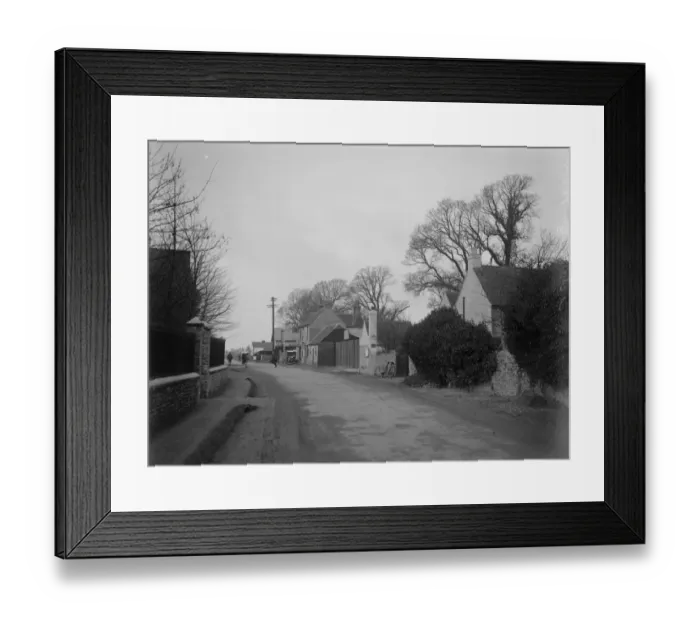 Framed Print : The main street of the village of Aldwick, Sussex