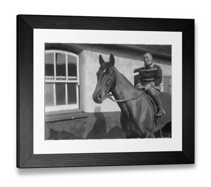 Framed Print : French Hope for Grand National in training at Lewes. The French hope for Framed Print : French Hope for Grand National in training at Lewes. The French hope for