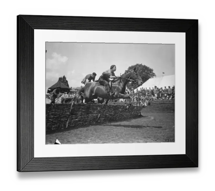 Framed Print : Fancy Dress Steeplechase at Haywards Heath Gymkhana ! Photo Shows : Wearing fancy costume Framed Print : Fancy Dress Steeplechase at Haywards Heath Gymkhana ! Photo Shows : Wearing fancy costume