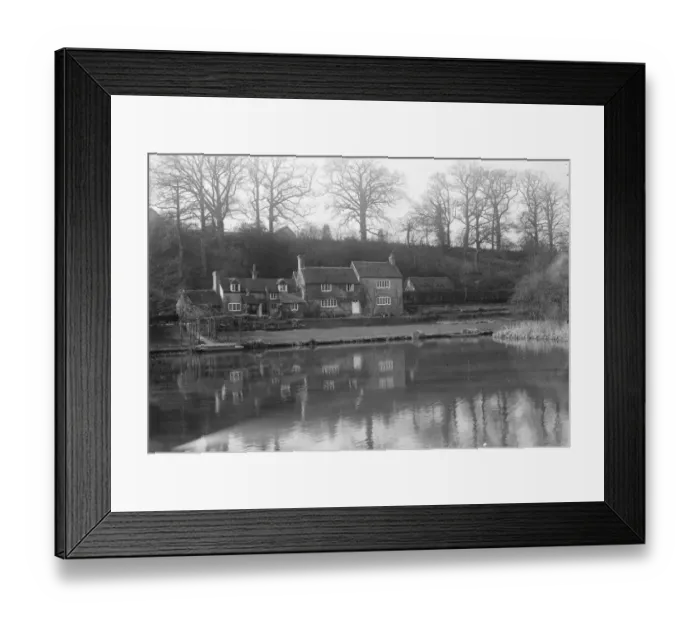 Framed Print : Balcombe. Forest and Old Mill House. 18 March 1931
