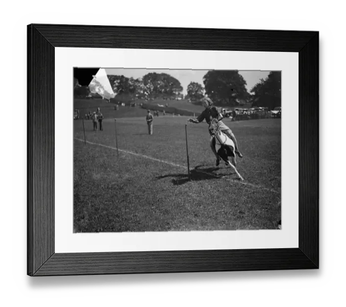 Framed Print : Taking It In Her Stride ! Musical chairs, balloon bursting, relay and potato races