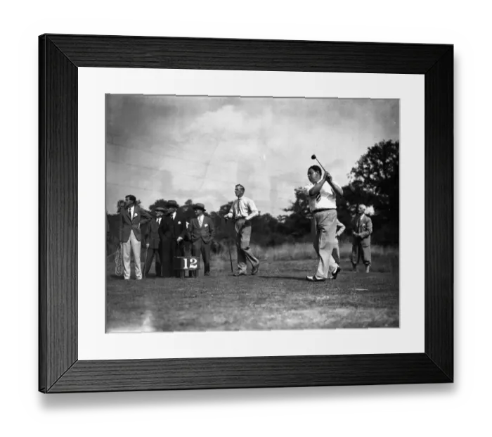 Framed Print : Ryder Cup team at Leatherhead Golf Club. W J Cox Framed Print : Ryder Cup team at Leatherhead Golf Club. W J Cox