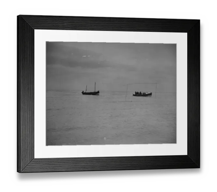 Framed Print : Hastings Lifeboats 1946