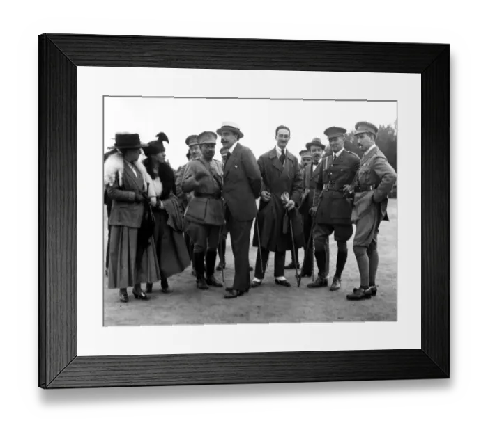 Framed Print : Portuguese Military Sports at Roffey Camp, Horsham. Arrival of the Portuguese Minister Framed Print : Portuguese Military Sports at Roffey Camp, Horsham. Arrival of the Portuguese Minister