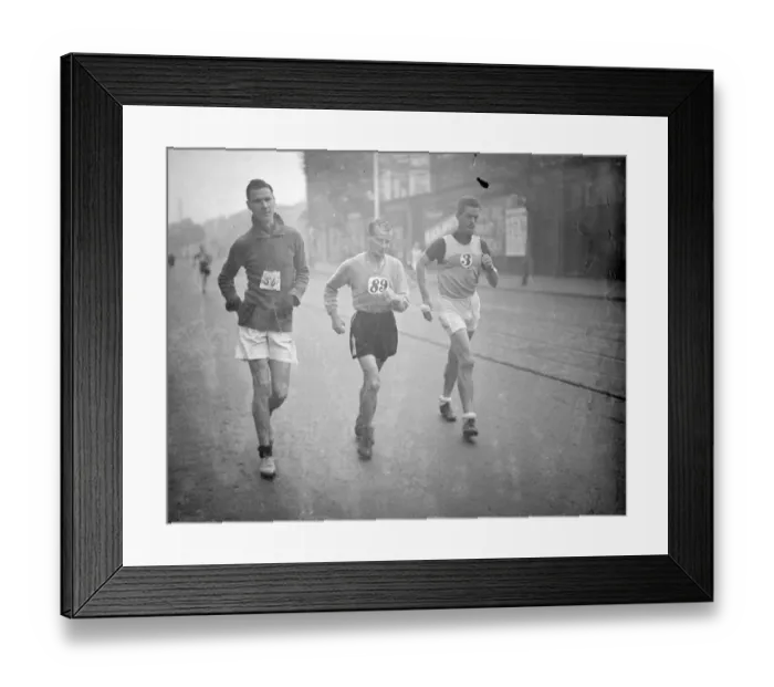 Framed Print : Veteran in London to Brighton walk. There were nearly 100 entrants for the Surrey Framed Print : Veteran in London to Brighton walk. There were nearly 100 entrants for the Surrey