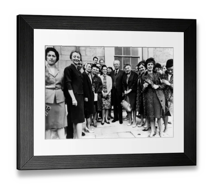 Framed Print : Harold Macmillan 14 July 1963 with the Bolshoi Ballet Company - at Birch Grove Framed Print : Harold Macmillan 14 July 1963 with the Bolshoi Ballet Company - at Birch Grove