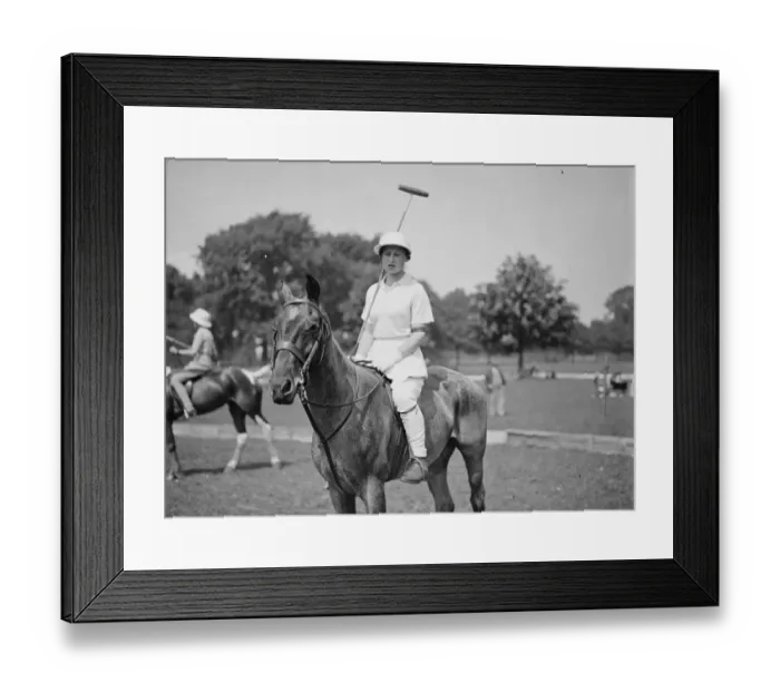 Framed Print : The Southdown Ladies Polo Club at the Royal Artillery ground at Preston Park, Brighton, Sussex Framed Print : The Southdown Ladies Polo Club at the Royal Artillery ground at Preston Park, Brighton, Sussex