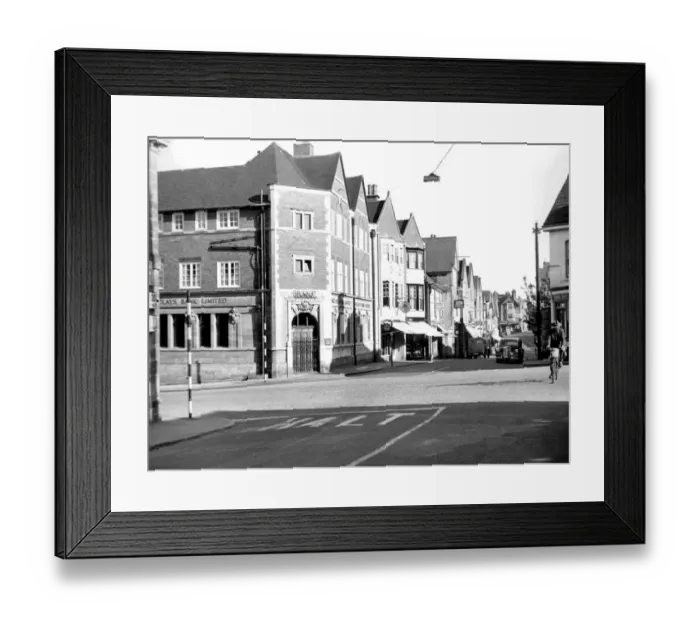 Framed Print : High Street, Crowborough, Sussex Framed Print : High Street, Crowborough, Sussex
